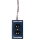 Extō in NAVY BLUE with Grey x Red X Pattern Cord
