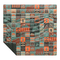 Original Puffy Blanket - Forest Cabin