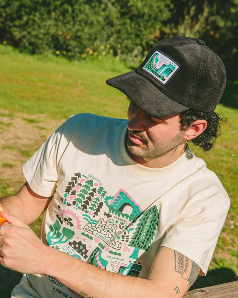 Yosemite Tunnel View Patch Cord Baseball Hat