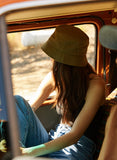 Hermosa Beach ARE YOU ESTABLISHED? Vintage Washed Bucket Hat - Scout Brown