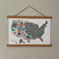 Magnetic Teak Wood Hanging - 17" and 19"