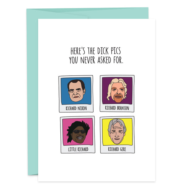 Dick Pics Greeting Card