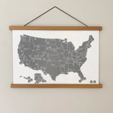 Magnetic Teak Wood Hanging - 17" and 19"