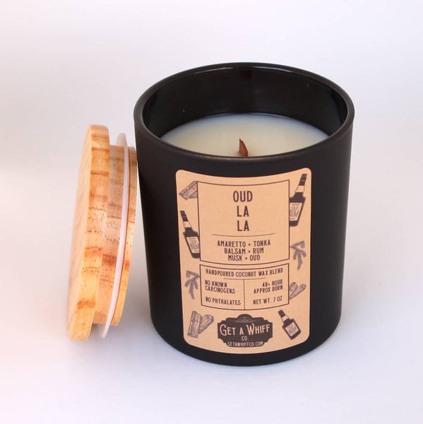 Oud La La | Teakwood & Oud Wood Wick Candle || 7.3 oz