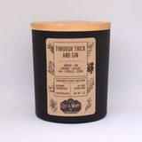 Through Thick And Gin | Balsam, Cedar & Gin Wood Wick Candle || 7.3 oz