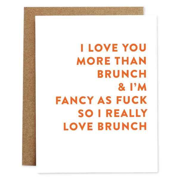 Brunch Love Card