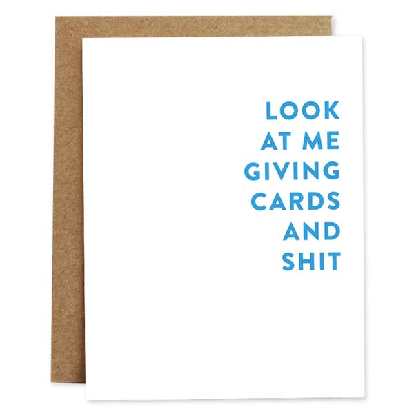 Cards & Shit Just Because Card