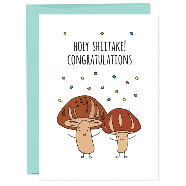 HOLY SHIITAKE Greeting Card