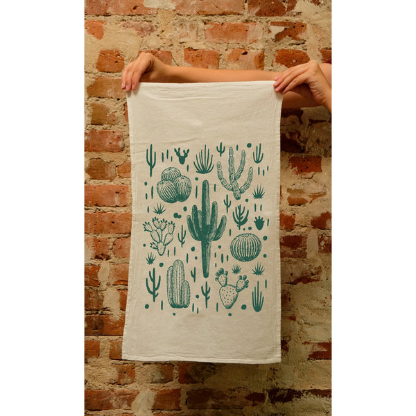 Cactus Tea Towel