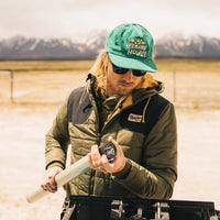 Los Hermanos Pescado Snapback: Dark Teal