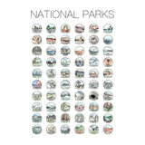 National Parks Scratch Off Bucket List