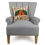 HAPPY CAMPER ⛺️ Hook Pillow