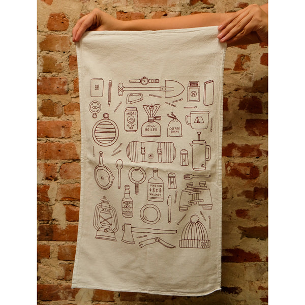 Camp Gear Tea Towel
