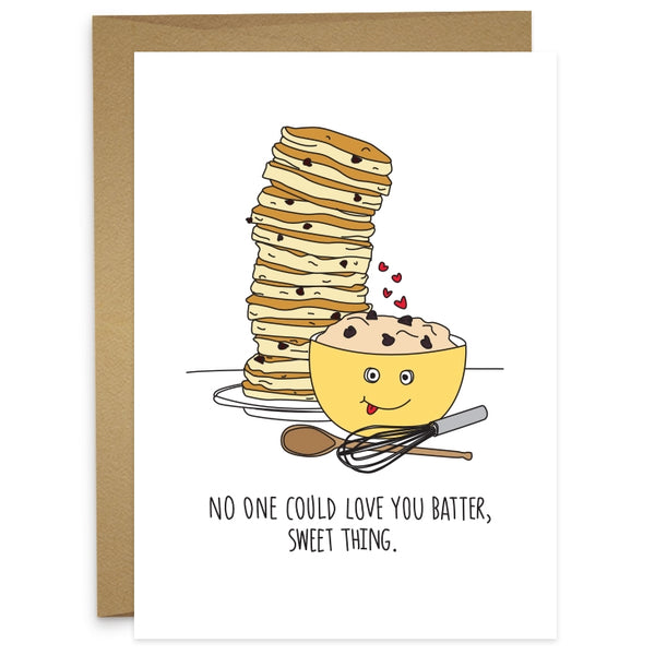 LOVE YOU BATTER Greeting Card