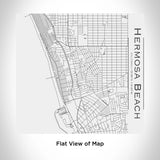 Hermosa Beach Map 17oz Tumbler in Matte White