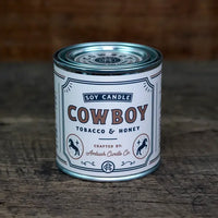 Cowboy | Tobacco + Honey 8oz Soy Candle