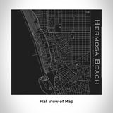 Hermosa Beach Map 17oz Tumbler in Matte Black