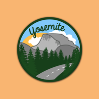Yosemite National Park Sticker