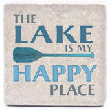 The Lake Is My Happy Place Coaster
