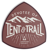 Devotee of Tent & Trail Sticker