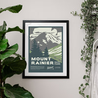Mount Rainier National Park - 12x16 Poster