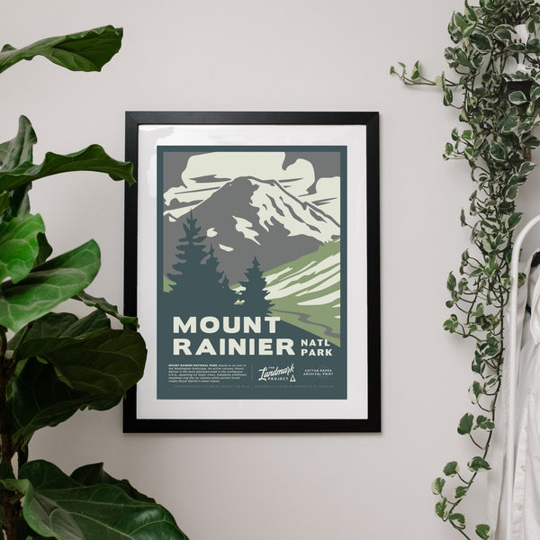 Mount Rainier National Park - 12x16 Poster