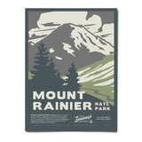 Mount Rainier National Park - 12x16 Poster