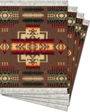Pendleton® Chief Joseph Khaki CoasterRug® :: 4 Piece Set