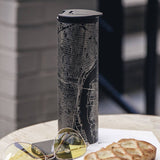 Hermosa Beach Map 17oz Tumbler in Matte Black