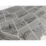 Illustrated US Scratch Off Map