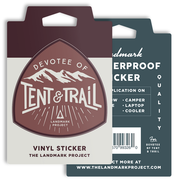 Devotee of Tent & Trail Sticker