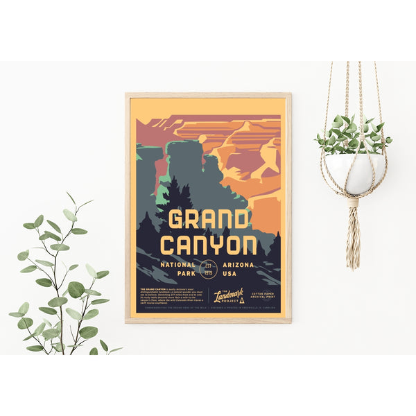 Grand Canyon National Park (South Rim) - 12x16 Poster