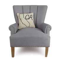 CALIFORNIA STATE OUTLINE 🖤 Hook Pillow