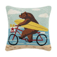 SURFING CALIFORNIA BEAR 🏄 Hook Pillow