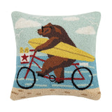 SURFING CALIFORNIA BEAR 🏄 Hook Pillow