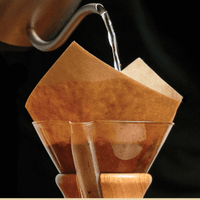 CHEMEX® ☕️  Bonded Filters Pre-Folded Squares (Natural) :: FSU-100