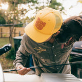 Gator Palm Snapback : Gold