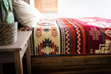 Andean Alpaca Wool Blanket - Wildfire