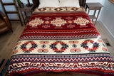 Andean Alpaca Wool Blanket - Wildfire