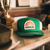 Howler Rainbow Patch Snapback : Green