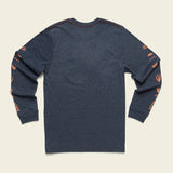Distant Forms Select Long Sleeve T-Shirt: Navy Heather
