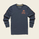 Distant Forms Select Long Sleeve T-Shirt: Navy Heather