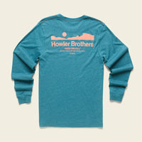 Howler Arroyo Select Long Sleeve T-Shirt: Petrol Heather
