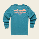 Howler Arroyo Select Long Sleeve T-Shirt: Petrol Heather