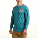 Howler Arroyo Select Long Sleeve T-Shirt: Petrol Heather