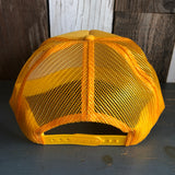 Hermosa Beach LIFEGUARD TOWER Mid Crown Trucker Hat - Gold