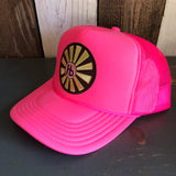Hermosa Beach SUNBEAMS Trucker Hat - Neon Pink
