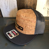 Hermosa Beach HERMOSA AVE Premium Cork Trucker Hat (Grey)