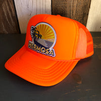 Hermosa Beach FIESTA Foam Trucker Hat - Neon Orange