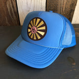 Hermosa Beach SUNBEAMS High Crown Trucker Hat - Col. Blue